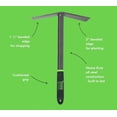 thumbnail image 2 of Cultivador manual Yard Butler Terra, herramienta Mattock de 38 cm, 2 of 4