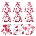 thumbnail image 2 of 100 bolsas de organza con forma de corazón, bolsas para dulces, bolsas para joyas, bolsas de regalo pequeñas con cordón, bolsas de recuerdo con forma de corazón, 2 of 7