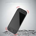 thumbnail image 2 of NATEFEMIN For Switch 2 2025 Protective Bumper Case Black Silicone Shockproof Lightweight With Kickstand Open Design Airflow, 2 of 8