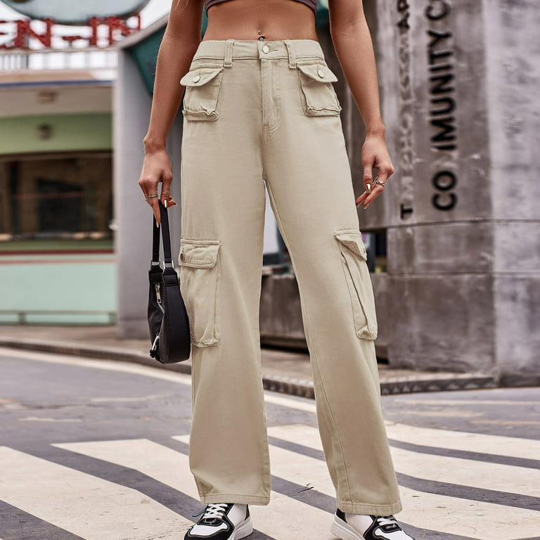 adviicd Business Casual Pants For Women High Waisted Sweatpants Women Pants  for Women Bootcut Stylish No Deformed Tummy Control Designer Version High
