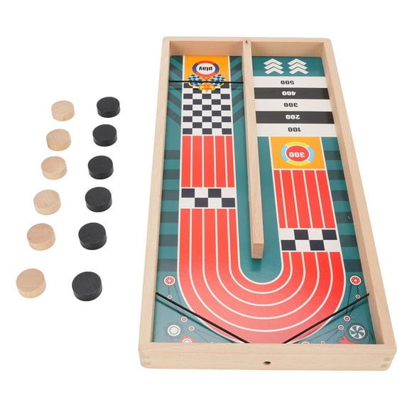 Table Hockey Game, Fast Sling Hockey Game Interactive Endless Fun Dual Player for Kids Adults