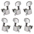 thumbnail image 2 of 6 Pieces Left + Right Electric Guitar Replacement Tuning Pegs Square Tuning Keys, 2 of 8