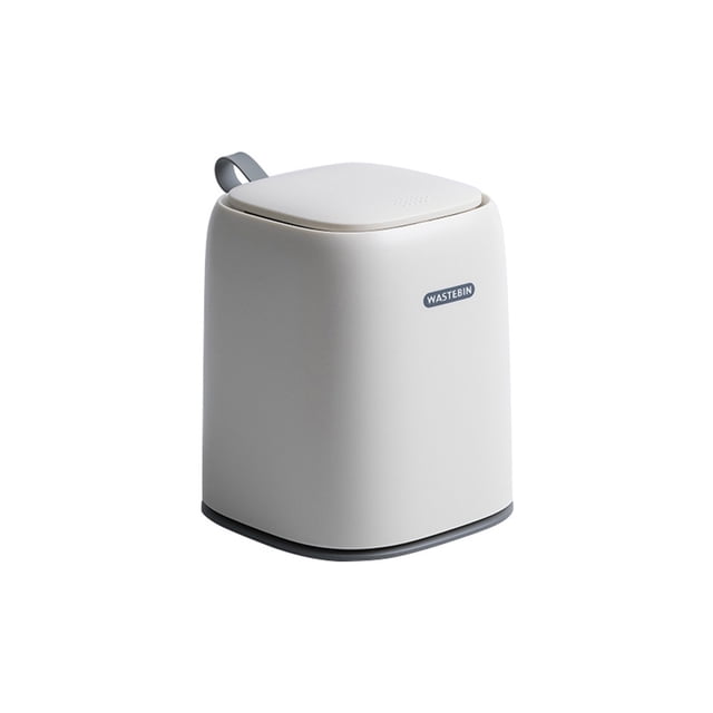 Papelera de silicona Toystoory para escritorio limpieza hogar blanco
