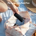 thumbnail image 7 of Aecooly Slim Portable Fan, Thin Handheld Fan, USB Rechargeable Mini, Personal [24H Max Cooling Time], Battery Powered Small Foldable Pocket for Travel, Summer, Gifts for Women&Men, Girls -Black, 7 of 7