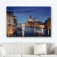 thumbnail image 2 of wall26 Canvas Print Wall Art Night in Venice Italy Grand Canal Architecture Cityscape Photography Realism Rustic Scenic Landscape Modern Colorful for Living Room, Bedroom, Office - 16"x24", 2 of 5
