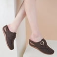 thumbnail image 6 of Ecetana Mules for Women Comfortable Closed Toe Women Wedge Sandals Slip On Shoes, 6 of 7