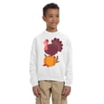 thumbnail image 2 of Awkward Styles Thanksgiving Youth Sweatshirt Happy Turkey Crewneck Tops for Kids, 2 of 5