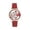 Red, variant on New Casual Women Watches Fashion Butterfly Watches Leather Band Quartz Wristwatches Ladies Watches Relogio Feminino