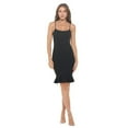 thumbnail image 2 of Women's Sleeveless Mini Cocktail Dress, Spaghetti Strap Bodycon Sexy Going Out Party Formal, Spring Summer 2024(Black Medium Size), 2 of 6