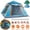 Blue, variant on 4-5 Person Tents for Camping Foldable Waterproof Family Camping Tents for Camping Fishing Beach Blue