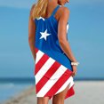thumbnail image 3 of Vestido sin Mangas para las Mujeres Día de la Independencia Patriótica Impreso Fit Suelto, Suspendientes Casuales para el Uso Diario, de Vacaciones Y de Verano, 3 of 6