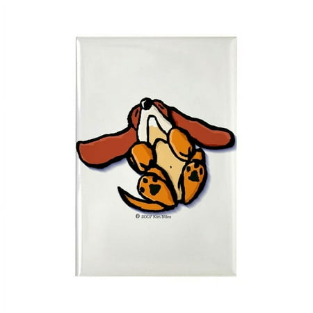 

CafePress - Hound Dog Tired - Rectangle Magnet 2 x3 Refrigerator Magnet