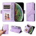 thumbnail image 1 of Funda GANGXUN para iPhone Xs Max con diseño acolchado elegante, cuero PU, protección total y ajuste preciso, 1 of 5