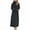 Black, variant on Women Long Quilted Coat Trendy Stand Collar Maxi Length Padded Jacket Long Sleeve Puffer Jacket Casual Winter Coat Outerwear
