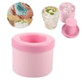 thumbnail image 2 of Cylinder Silicone Ice Maker Cup with Easy Release Tray Portable Ice Bucket Mold for Coffee Drinks Cocktails Freezer Home Travel Use, 2 of 7