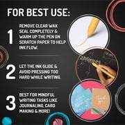 ورقة ماتي InkJoy هلام الأقلام المعدنية، نقطة متوسطة (0.8 مم)، متنوعة، 6 العد