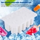 thumbnail image 5 of Moldes para paletas, fabricante de helados congelados de silicona de calidad alimentaria para niños, verano, blanco, 5 of 8