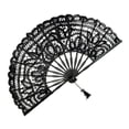 thumbnail image 2 of Vintage Lace Fans Women, Elegant Choice for Ceremonies and Decor Purposes, 2 of 4