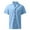Light Blue, variant on Buigttklop Mens Shirts Plus Size Home Vintage Pure Color Casual Button Have Pockets Linen Solid Shirt Tops Blouse