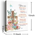 thumbnail image 4 of Inspirational Bible Verses Wall Decor,You Are Beautiful Flower Cross Canvas Poster Print Wall Art,Christian Positive Affirmation Wall Art Decor,Scripture Home Office Bedroom Decoration, 4 of 6