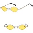 thumbnail image 4 of GFDYREE Unisex Sunglasses Retro Red Drive Holiday Oval Non-Polarized UV400, 4 of 4