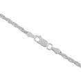 thumbnail image 4 of Sterling Silver and Gold Plated Rope Chain Necklaces and Bracelets - 2.80MM Thick - 20 Inches, 4 of 7