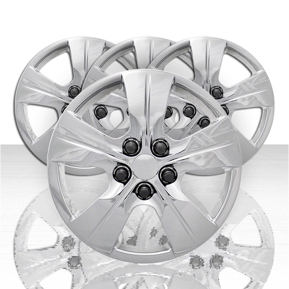 Set of 4 15" 5 Spoke Wheel Covers for 20162018 Chevy Cruze L/LS Chrome