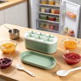 thumbnail image 4 of 1 Pack Food Grade Frozens Treat Tray With Lid Reusable Ice Bar Maker For Homemade Fruit Flavors Dessert, 4 of 6
