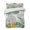 Light Beige Light Green Light Yellow, variant on Quilts Twin XL Size, Tropical Summer Soft Comforter Bedding Set for Bed, Boho Palm Leaves Botanical Watercolor Lightweight Quilted Bedspread with Pillow Cover(2 Pieces) for All Season, 68x98 Inch