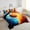 Blue Orange, variant on Erosebridal Boys Basketball Gamer Twin Comforter Sets 3-Piece,Sport Theme Bedding Set For Teens,Black Reversible