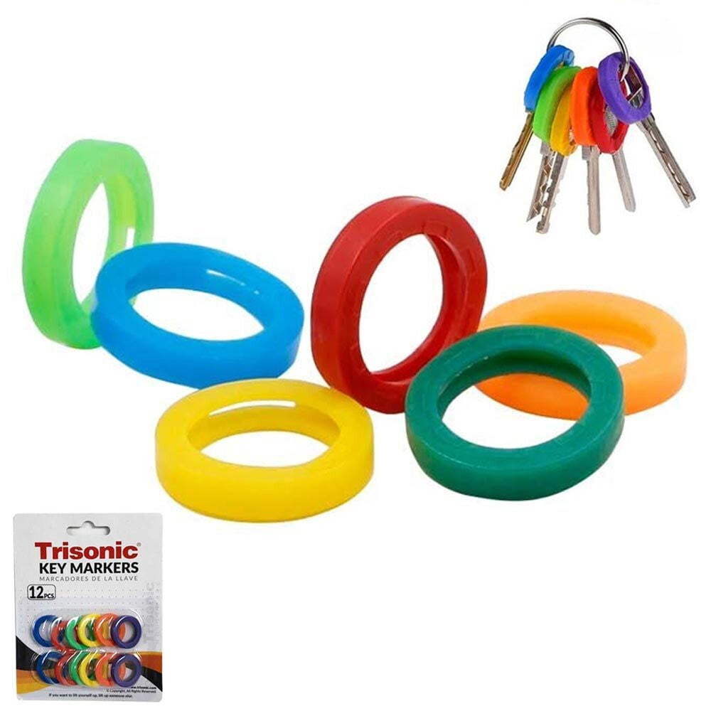 Soft Rubber Key Identifiers Top Cover Caps Pack of 8 Coloured ID Marker Grip Soft Rubber Key Identifiers Top Cover Caps Pack of 8 Coloured ID Marker Grip