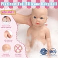 thumbnail image 3 of Muñeca de silicona Reborn Vollence, 43 cm, cuerpo completo, niña, 3 of 5