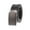 Black, variant on Men's Plain Leather Slide Dress Belt with Automatic Buckle