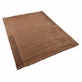 thumbnail image 3 of RUGSOTIC CARPETS HAND KNOTTED WOOL AREA RUGS - 6'x9', Rectangle, Brown, Contemporary Modern Design, High Pile Thick Handmade Anti Skid Area Rugs for Living Room, Bed Room (T00205), 3 of 9