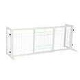 thumbnail image 3 of Pefilos Adjustable from 38" to 71" Wide Free Standing Pet Gates for Dogs Indoor Dog Fence, Solid Wooden Dog Gates for The House, Doorways and Stairs, White, 3 of 9
