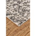 thumbnail image 4 of 5' X 8' Gray Ivory And Silver Abstract Stain Resistant Area Rug, 4 of 9
