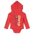 thumbnail image 5 of Sesame Street Elmo Cookie Monster Big Bird 3 Pack Hooded Cosplay Bodysuits Newborn to Infant, 5 of 5