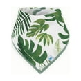 thumbnail image 3 of Little Unicorn Bandana Bibs for Babies, 4 Pack - Tropical Leaf, 3 of 5