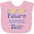 thumbnail image 3 of Inktastic Future Tennis Star Baby Boy Boys Baby Bib, 3 of 4