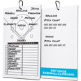 thumbnail image 1 of Portapapeles de entrenadores de borrado en seco de Murray Sporting Goods | Pizarra blanca de borrado en seco de doble cara (béisbol), 1 of 7