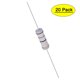 thumbnail image 1 of Uxcell 20Pcs 3W 3 Watt Resistor de Película de Óxido Metálico 180 Ohm ±5% Tolerancia, 1 of 7