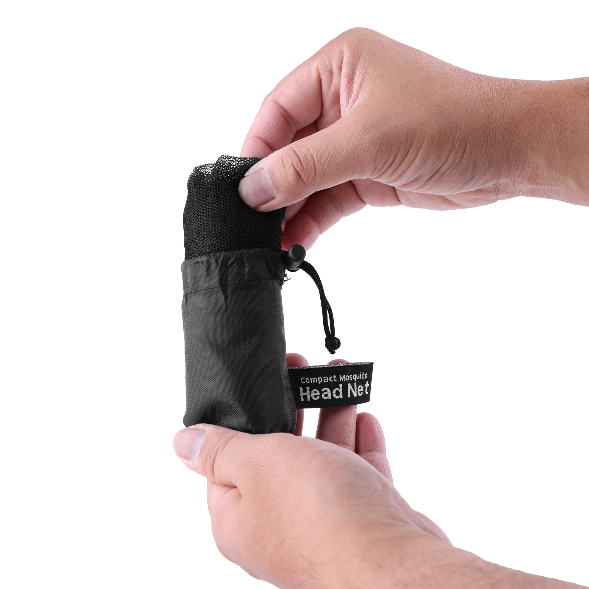 Filet anti-moustiques compact Coghlan - Protection légère en maille contre les insectes, se place sur les chapeaux pour le camping