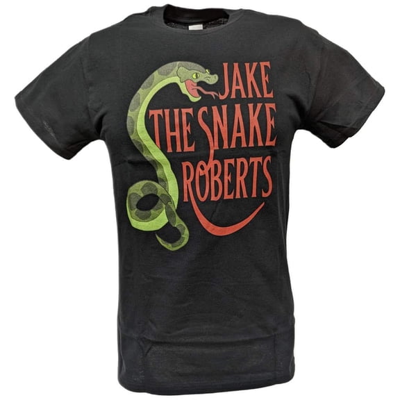 Jake the Snake Roberts Python Power Black T-shirt