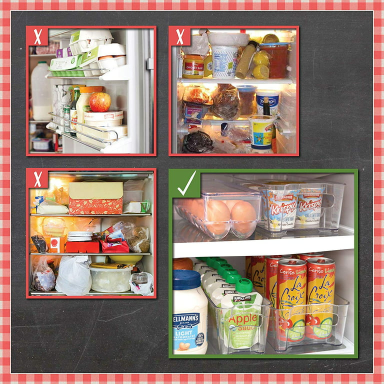 Refrigerator Storage Box Fridge Organizer Fresh Eggs Vegetable Fruit Storage  Box