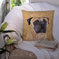 thumbnail image 3 of Carolines Treasures SC9125PW1414 Mastiff Wipe your Paws Fabric Decorative Pillow, 14Hx14W, multicolor, 3 of 4