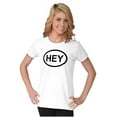 thumbnail image 4 of Hey Girl Funny Novelty TV Show Logo Womens Slim Fit Graphic Tee Brisco Brands L, 4 of 5