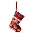 thumbnail image 1 of Advancent Medias navideñas Elk Bear con calcetines de pierna larga Candy Christmas Tree Hanger Goodie Bag Colgante Colgante Barra de gran Kits de decoración para fiestas Llevar, 1 of 6