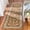 Brown/Blue, variant on SAFAVIEH Bergama Michayla Oriental Wool Runner Rug, Ivory, 2'3" x 12'