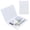 Clear2, variant on SAYEEC Plastic File Storage Box, A4 Size Portable Document Box with White Snap, Photo Paper Holder for Home, Office