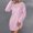 Pink, variant on EGNMCR Women's Sweater Dress Solid Color Oversize Plush Knitted Dresses Casual Winter Pullover Mini Dress